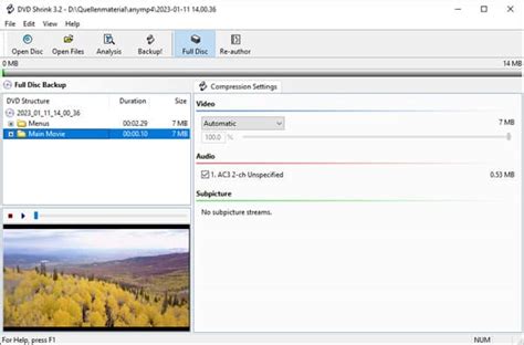dvdscreener|DVD Shrink.
